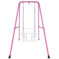 thumbnail image 1 of Soporte de columpio para niños, marco de columpio para bebé, soporte de silla de metal resistente co multicolor, 1 of 6