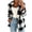 Black, variant on cocolona Womens Classic Plaid Jacket Fleece Lined Long Sleeve Lapel Overcoat Fall Winter Warm Trendy Outerwear