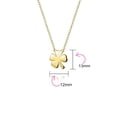thumbnail image 4 of Bling Jewelry Womens Celtic Shamrock Good Luck Charm Clover Pendant Necklace 14K Gold Plated Silver, 4 of 6
