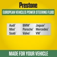Prestone Full Synthetic Power Steering Fluid for Asian Vehicles, 12 fl