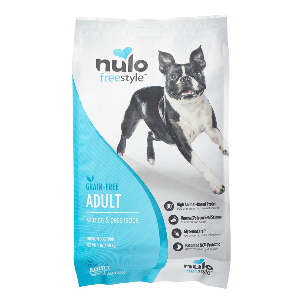 Nulo Freestyle GrainFree Adult Salmon & Peas Dry Dog Food, 11 Lb