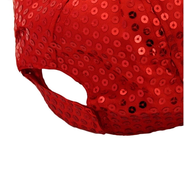 PMVFHDE Women Fashion Versatile Denim Baseball Cap Perforated Hem Womens Baseball Cap Shading Red