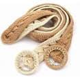 thumbnail image 5 of YooGuoGuo Fashion Simple Soft Cotton Rope Braided Woven Boho Waist Belt for Women for Dress Jeans, 5 of 7