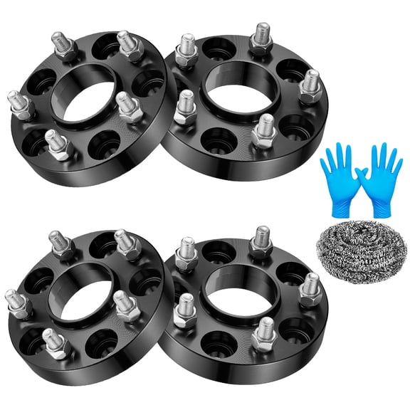 SPEEDWOW 1 inch 5x114.3mm(4.5") Wheel Spacers for Infiniti Ex35 FX50 M45 Q50 QX70; Compatible with Nissan GT-R Altima Rogue 300ZX 370Z, 66.1 Center Bore & M12x1.25 Studs Wheel Spacer, 4PCS