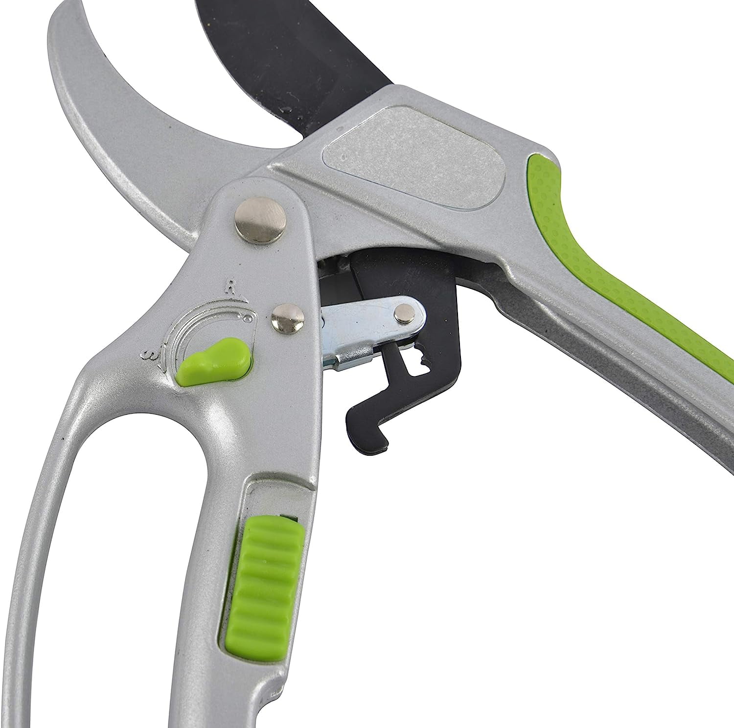 GARDEN GURU Ratchet Hand Pruning Shears - Professional Dual Mode Garden Clippers with Ergonomic Grip - Makes Tough Cuts Easy