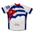 thumbnail image 2 of Cuba Flag Short Sleeve Cycling Jersey  for Women - Size S, 2 of 3