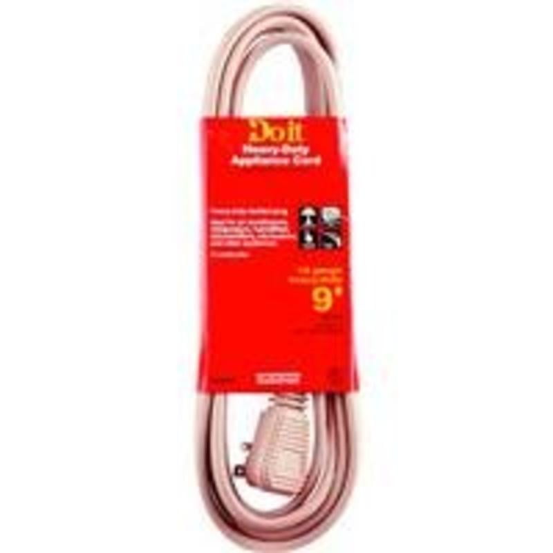 9' Air Conditioner Cord, 14/3 Beige A/C Cord Woods Extension Cords