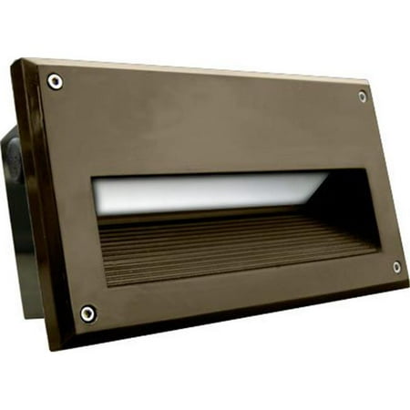 

Recessed Brick Step & Wall Light - 7W 120V Bronze