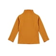 thumbnail image 1 of Kids Girls Solid Color Stand Collar Long Sleeve Pullover Blouse for Spring Fall, Yellow/Black/Wine Red/Pink/Gray, 1 of 6