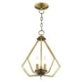 thumbnail image 4 of Livex Lighting - Prism - 3 Light Convertible Mini Chandelier in Contemporary, 4 of 12