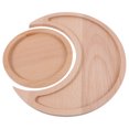 thumbnail image 4 of 1 Set Wooden Jewelry Plates Exquisite Storage Trays Sun Moon Shape Storage Plates, 4 of 7