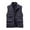 Dark Blue, variant on Yufatyle Men's Summer Outdoor Work Fishing Vest Jacket Solid Color Stand Collar Multi-Pockets Sports Photo Travel Leisure Coat Black M