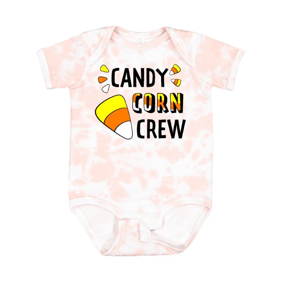 Inktastic Candy Corn Crew for Halloween Boys or Girls Baby Bodysuit