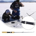 thumbnail image 3 of Daily Mix Store Ice Fishing Rod Stiff Hard Winter Fishing Rod for /Casting, Portable Ice Angling Tackle for Cold Weather Fishing, 3 of 8