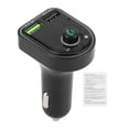 thumbnail image 1 of Receptor Bluetooth inalámbrico universal para coche, reproductor de música MP3 USB con luz de color, carga rápida para teléfono, 1 of 14