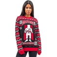 thumbnail image 4 of Death Row Records Inmate Fair Isle Adult Ugly Christmas Sweater, 4 of 5