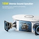 thumbnail image 3 of Reloj despertador Sound Machine con cargador inalámbrico Odokee White, 3 of 9
