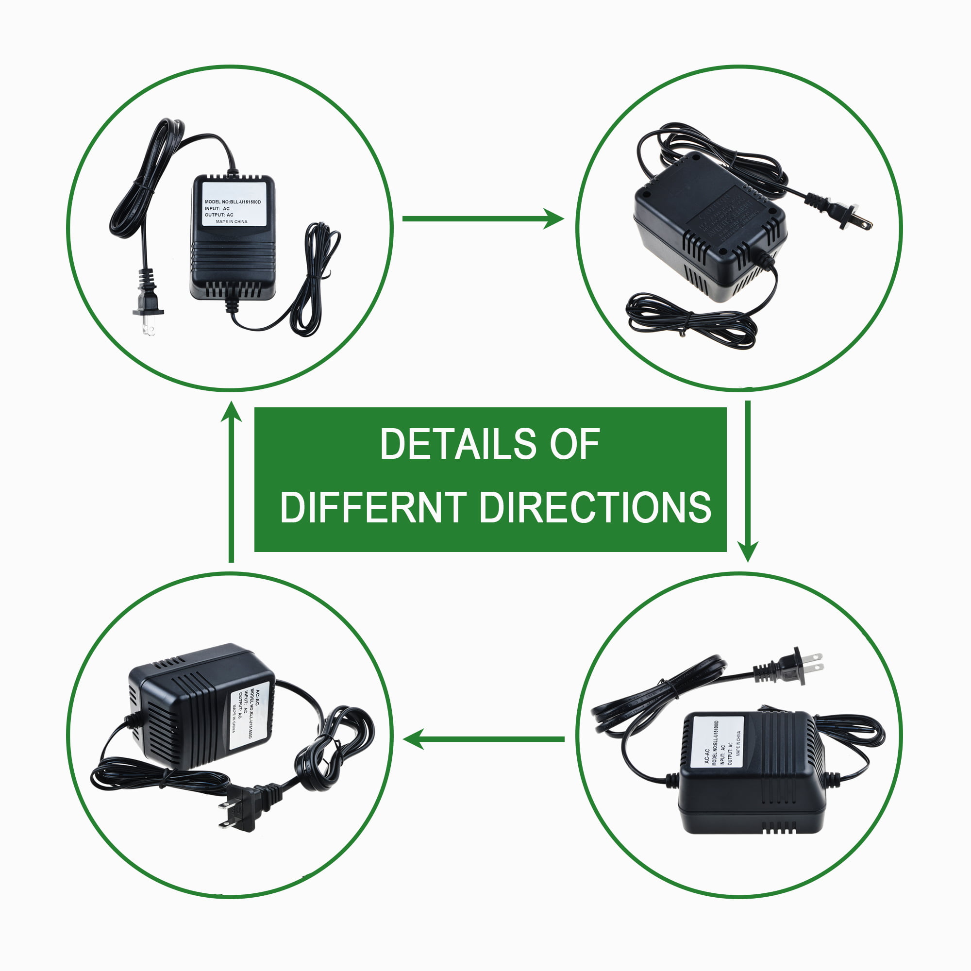  SupplySource AC-AC Adapter Replacement for Black & Decker  GCO1200 GC01200 12V 3/8 Cordless Drill Driver : Tools & Home Improvement
