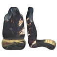 thumbnail image 3 of Honeii Sleeping Dragon In Forest Print Car Seat Covers 2 Pieces, Full Set Universal Seat Covers for Cars, Waterproof Auto Seat Protectors, 3 of 7