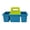 Green/Teal, variant on Pen+Gear Plastic 2-in-1 Supply Caddy Desk Organizer, Green and Teal