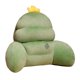 thumbnail image 2 of Cojín de respaldo de almohada, cojín de cintura de felpa suave, cojín de silla para dormitorio Verde, 2 of 7