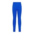 thumbnail image 2 of TTAO Girls Solid Athletic Tights Leggings Ballet Yoga Pants Kids Skinny Trousers Size 4-16 Royal Blue 16, 2 of 6