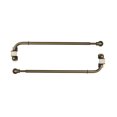 thumbnail image 1 of Versailles' Adjustable Ball Finial Swing Arm Rod Set 24in - 38in, 1 of 5