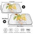 thumbnail image 3 of Picia Sunflower Gnomes5 Curved Windshield Sunshade Accordion Folding Style Auto Shade for Car Truck SUV Van Blocks UV Ray Sun Visor Protector -, 3 of 7
