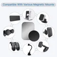 thumbnail image 2 of Thin Metal Plate Sticker Disk for Magnetic Car Phone Holder, Tablet, Desk & Car Stand - 5/10PCS, 2 of 6