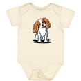 thumbnail image 3 of Inktastic Kc Cavalier Spaniel Boys or Girls Baby Bodysuit, 3 of 5