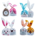 thumbnail image 2 of 10/50 unids/lote lindas bolsas con orejas de conejo bolsas de plástico para galletas y bolsas de regalo de dulces para galletas paquete para hornear bocadillos y suministros para fiestas y eventos Tan Jianjun unisex, 2 of 2