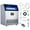 Silver & Gray, variant on WildBreak Commercial Ice Maker 245W, 100 lbs/ 24H, 33lbs Ice Storage Capacity, 2 Water Inlet Modes