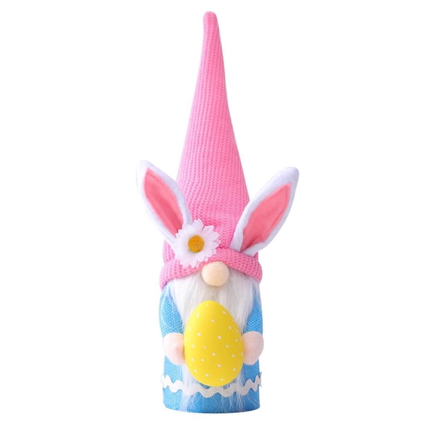 Decoración De Gnomo De Conejito De Pascua Con Forma De Zanahoria, Muñeca Sin Rostro De Pascua, Enano De Peluche, Decoraciones Para Fiesta En Casa, Juguetes Para Niños Cateissary HA023290-00