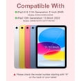 thumbnail image 2 of Funda para tablet Hamile para iPad 11.ª generación 10.ª generación con teclado de 11", 2 of 8