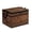 19.7 x 13.8 x 13.8 in, variant on QISIWOLE Foldable Storage Bin with Imitation Wooden Box Pattern & Lid Handle, 13.8 x 9.8 x 9.8 in Non-woven Fabric Storage Box, for Clothes Toys Bedroom Living Room Organization