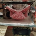thumbnail image 2 of Upgrade your furry friend‘s sleeping experience with this cozy and warm insulated small pet hammock! Ensure maximum glider comfort with the double layered design. Treat your hamster to th, 2 of 7