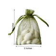 thumbnail image 6 of Efavormart 50PCS MOSS/WILLOW Organza Gift Bag Drawstring Pouch Wedding Favors Bridal Shower Treat Jewelry Bags - 3"x4", 6 of 11