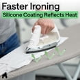 thumbnail image 5 of GORILLA GRIP Scorch Resistant Ironing Board Cover, Silicone Coating, Hook and Loop Fastener Strap, Silver, 5 of 10