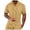 Yellow, variant on Gyexs Mens Short Sleeve Shirts Button Down Yellow Breathable Cotton Shirts Comfortable Classic Fit Tshirt Holiday Men's Clothing, Size XL