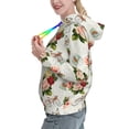 thumbnail image 2 of Honeii Vintage Bike Flower Butterfly Pattern Womens Oversized Hoodies Long Sleeve Sweatshirts Pullover Fall Outfits with Pocket-XX-Large, 2 of 7