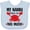 AE-Light Blue, variant on Inktastic Nanny Loves Me Grandson Boys or Girls Baby Bib