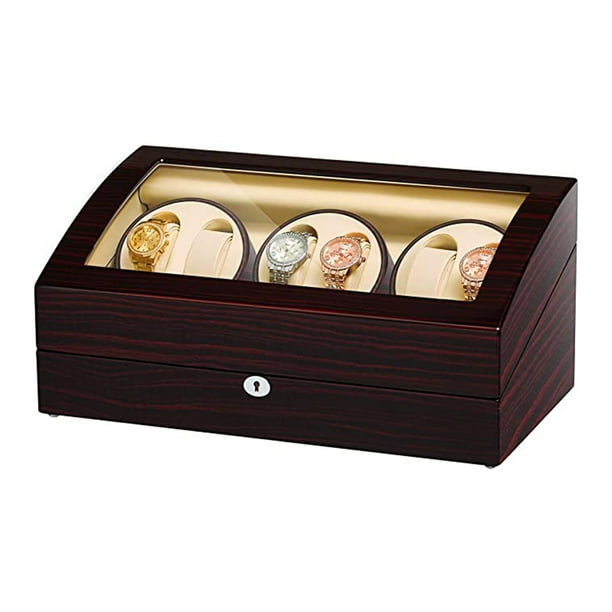 JQUEEN Watch Winders for 6 Automatic Watches and Seven Watch Storage