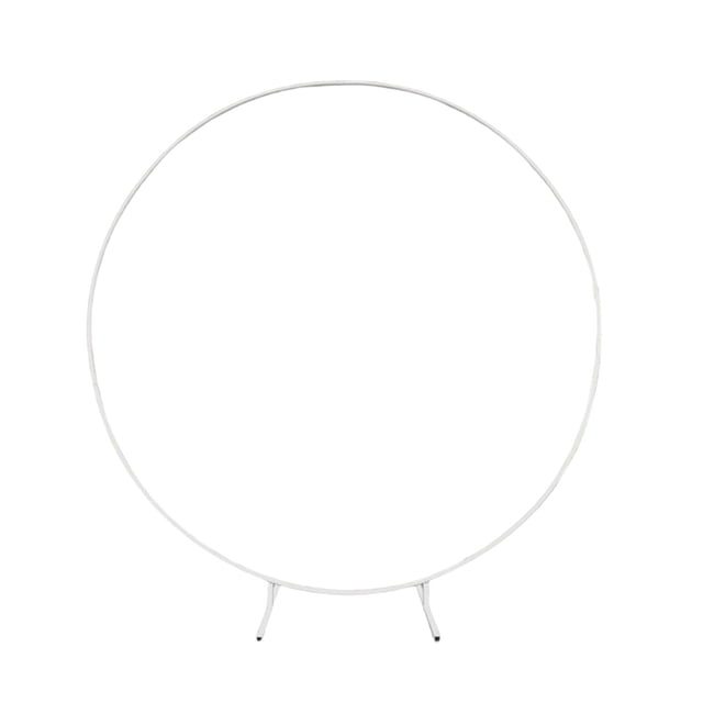 jifeng Arche de Mariage Ronde Ballon de Mariage Arche de Fleurs 70,87 Po Arche de Ballon Robuste Blanc