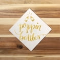 thumbnail image 3 of ForYourParty.Com Poppin' Bottles Party Napkins - White and Gold, 3 of 3