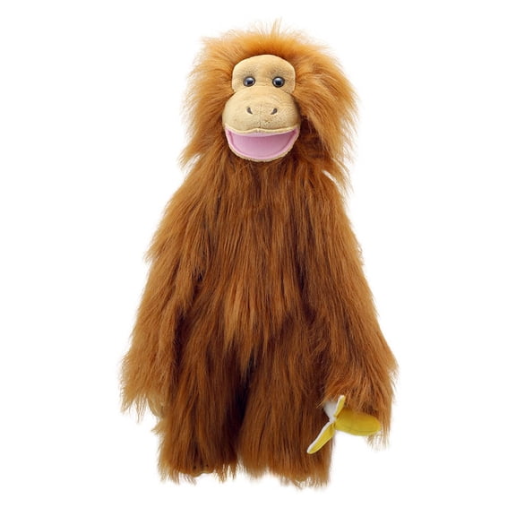 Medium Primate Med Full Bodied Orangutan Puppet, (Hardcover)
