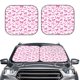 thumbnail image 2 of Fotbe Pink bows Juego de 2 Piezas de Parasoles para Parabrisas | Bloqueador Solar para Auto | Accesorios Plegables para Protección Solar Interior-Small, 2 of 6