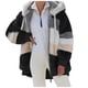 thumbnail image 2 of 2022 Chamarra Con Capucha De Las Mujeres Otoño Invierno Multicolor Costura Corta Suelta Felpa Sudadera De Lanapangjing, 2 of 4