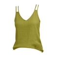 thumbnail image 3 of Womens Beach Clothes Kelon Tank Tops for Women V Neck Blouse Dressy Casual Business Work Tops Casual Summer Clothes 2026, 2XL, 3 of 4