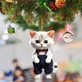 thumbnail image 6 of Lilgiuy 2Pcs Personalized Cat Ornaments for Christmas Tree, Cute Pet Cat Ornaments, Cats First Christmas Ornament 2024, Pet Memorial Gifts for Cat Lovers, 6 of 6