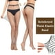 thumbnail image 2 of Guardurnaity Medias de red transpirables ahuecadas, buena elasticidad, calcetines hasta la rodilla, calcetines altos clásicos, medias de seda amigables con Medias Negro Guardurnaity AP004264-02, 2 of 6